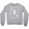 disc golf ace card target chains frisbee basket Crewneck Sweatshirt