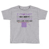 i crochet so i don't choke people save a life, send yarn Toddler T-shirt