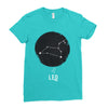 Leo Zodiac Sign Minimal Design Ladies Fitted T-Shirt