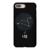 Leo Zodiac Sign Minimal Design iPhone 8 Plus