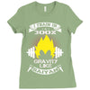 I Train In 300x Gravity Like Saiyan Ladies Fitted T-Shirt