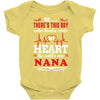 There's This Boy Who Stole My Heart He Calls Me Nana Baby Bodysuit