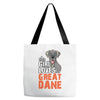 This Girl Loves Her Great Dane Tote Bags