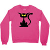 black cat Crewneck Sweatshirt