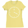 420 clock face stoner humour weed cannabis pot four twenty Ladies Fitted T-Shirt