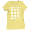 choose your weapon guitar Ladies Fitted T-Shirt