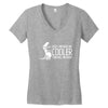 robot dinosaur Women's V-Neck T-Shirt