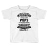 Super Cool Pops Of A Freaking Awesome Granddaughter Toddler T-shirt