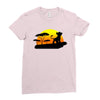 Mufasa and Simba Lion King Ladies Fitted T-Shirt