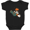 the falling italian Baby Bodysuit