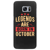 legends are born in october Samsung Galaxy S7 Edge