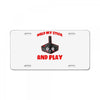 gaming hold and play License Plate