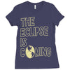 the eclipse is coming Ladies Fitted T-Shirt