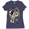 work hard until die Ladies Fitted T-Shirt