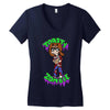 toasty zombie Women's V-Neck T-Shirt