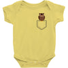 pocket owl Baby Bodysuit