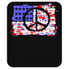 american flag peace Mousepad