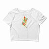 playing koi Crop Top