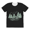 Camping Green All Over Women's T-shirt