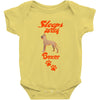 Sleeps With Boxer Baby Onesie