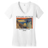 Edvard Munch Skrik Women's V-Neck T-Shirt