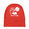 never give up on dreams ladies fitted Baby Beanies