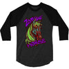 zombie horse classic 3/4 Sleeve Shirt