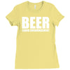 beer liquid Ladies Fitted T-Shirt