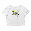 halloween face Crop Top