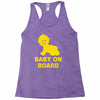 baby on board ! Racerback Tank