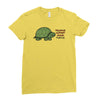 normal ass turtle Ladies Fitted T-Shirt