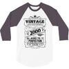 Vintage Aged To Perfection 2000 3/4 Sleeve Shirt