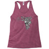 girl butterfly head Racerback Tank