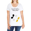 Creating a Little Disney Magic Character Ladies Curvy T-Shirt