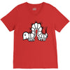 white V-Neck Tee