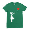 banksy style Ladies Fitted T-Shirt