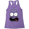 pickle rick face Racerback Tank