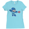 mega mario Ladies Fitted T-Shirt