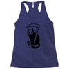grim kitty Racerback Tank