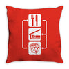 v2 eat sleep poker Throw Pillow