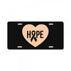 Hope With Heart License Plate