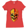 skull Ladies Fitted T-Shirt