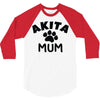 akita mum 3/4 Sleeve Shirt