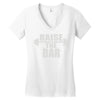 raise the bar Women's V-Neck T-Shirt