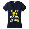 body bag Women's V-Neck T-Shirt