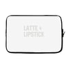 latte and lipstick Laptop sleeve