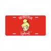 The Orijinal Topknot Tinkerbell License Plate