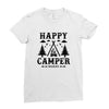 Happy Camper Ladies Fitted T-Shirt