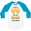 I'm Not a Superhero but I'm a Grandpa Who is Also an Engineer 3/4 Sleeve Shirt