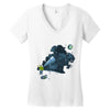 anyone out there Women's V-Neck T-Shirt